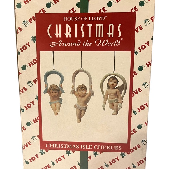 Set4 Vintage House of Lloyd Christmas Around The World Isle Cherubs1997Ornaments - Picture 2 of 3